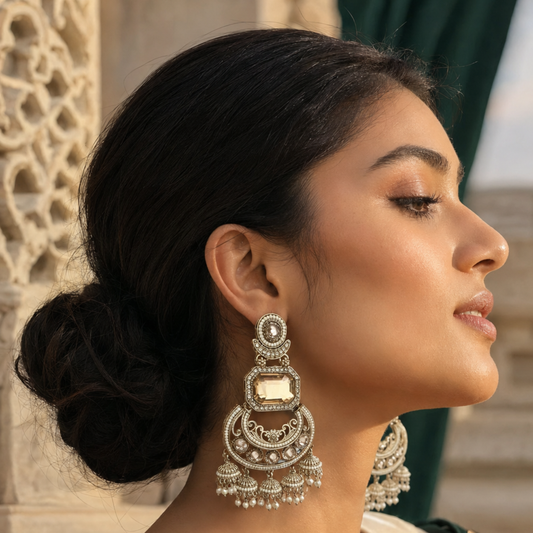 Kiara Heritage Chandbali Earrings