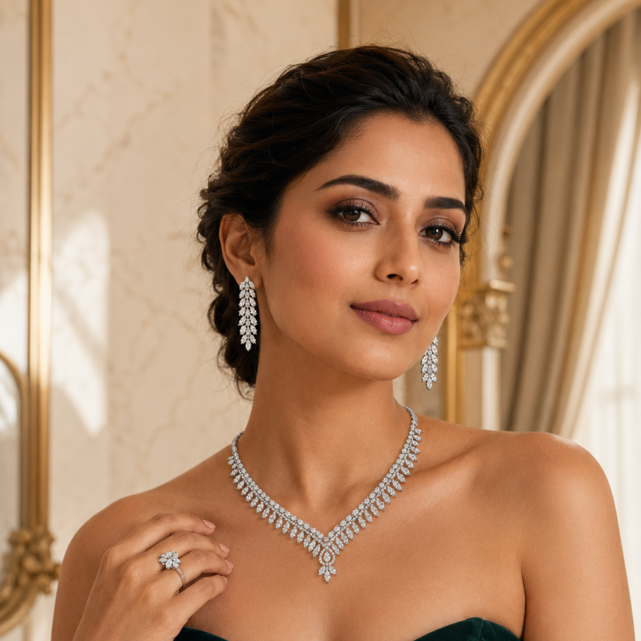 CELESTE CRYSTAL JEWELLERY SET